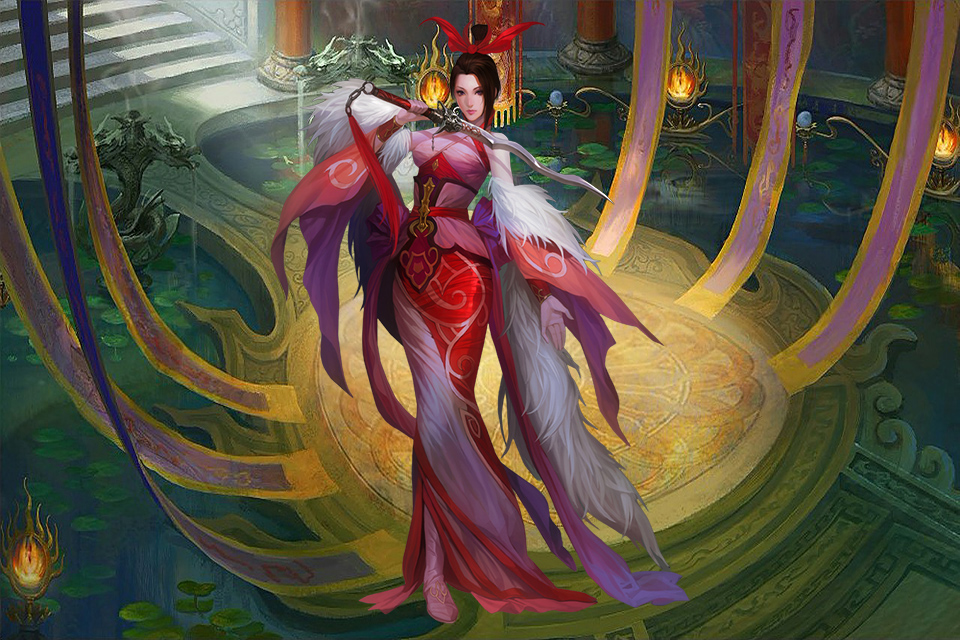 冷不防，王晓龙眼神一定，发现了少女，变成了他心目中，最美丽的女神形象。