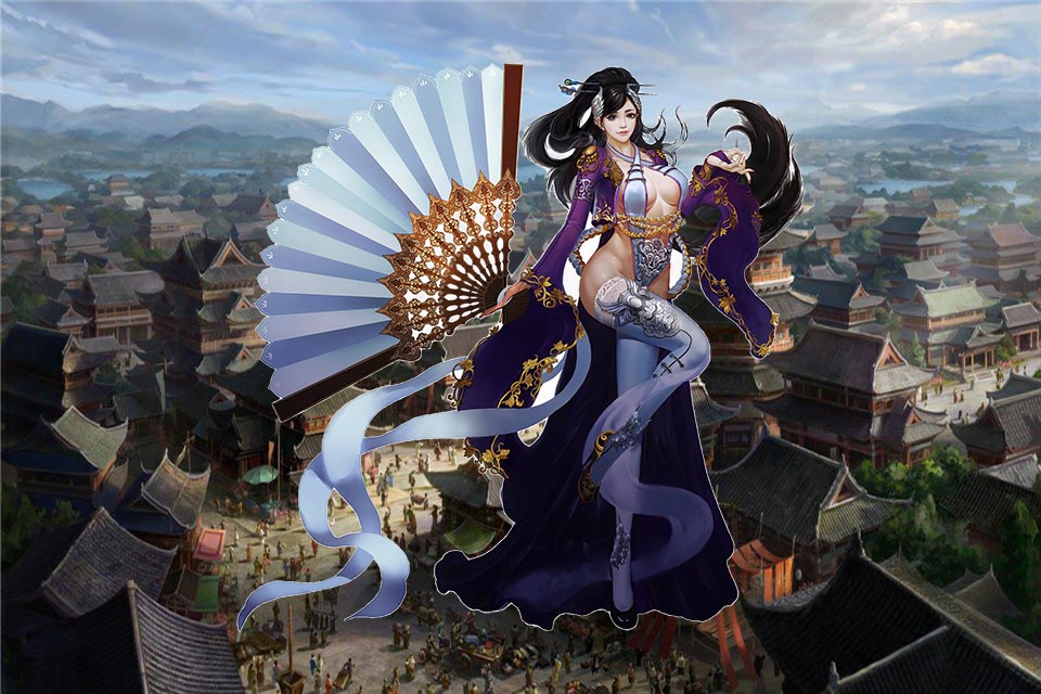 一个四十岁左右的中年人，在浏览着电脑中的资讯，忽然发出了放浪形骸的笑声。