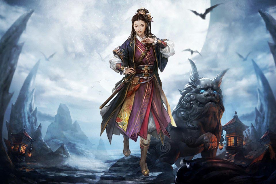 在Spop的引手下，黄兰走了两步，然后微笑看着Spop，好像在疑惑他怎么不一起走。