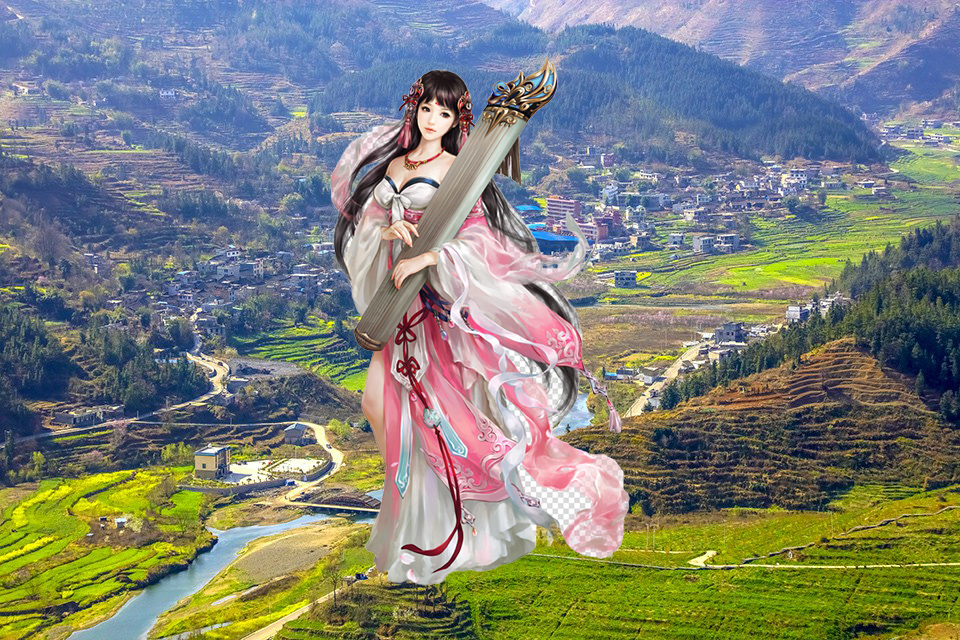 她有种预感，冰块里头的人，好像还活着。沉吟片刻，她举起了宝剑，轻轻扎向冰块。