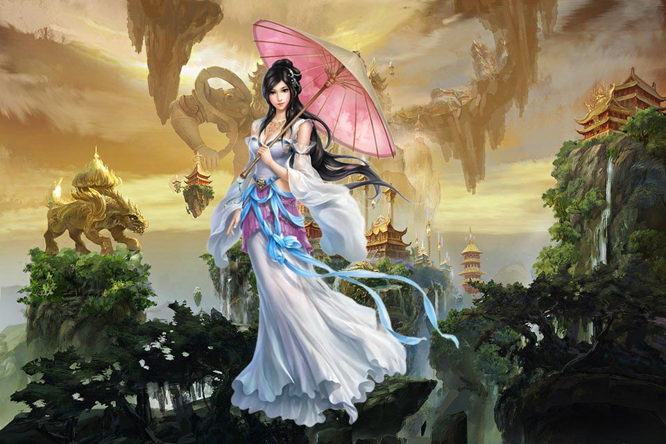 就发现机场中，出现了一个精灵似的少女，一身飘逸的白发，吸引了大众的目光。