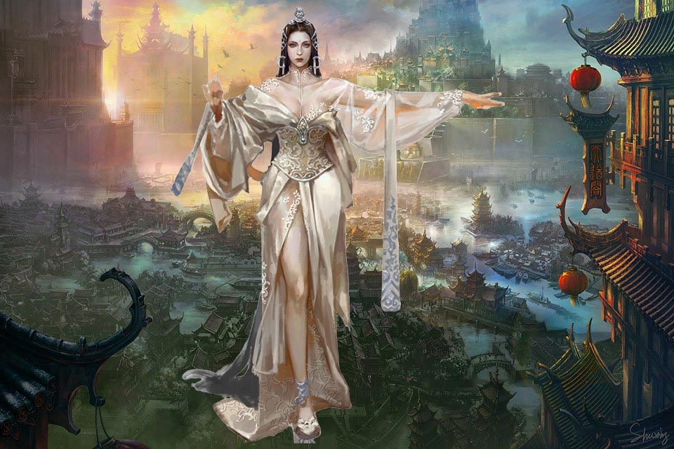 一片混杂中，一辆黑色的车子，从摩天大楼地下车库，以风驰电掣的速度驶了出来。