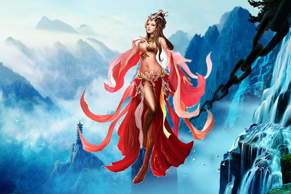她坐在了门口，迎着淡淡的晚风，以温婉的声音，轻声吟唱着一首如诗的曲乐。